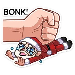 👊 emoji Деда Мороз (@TgSticker) Telegram sticker 6 of 48