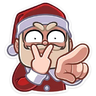 👀 emoji Деда Мороз (@TgSticker) Telegram sticker 13 of 48