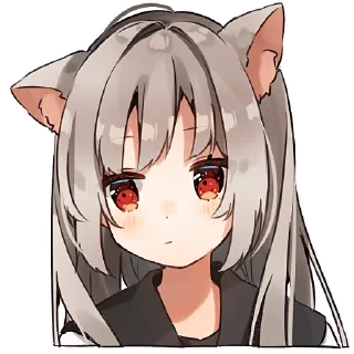 😶 emoji Кемомими девочки @Nyasticks Telegram sticker 20 of 41
