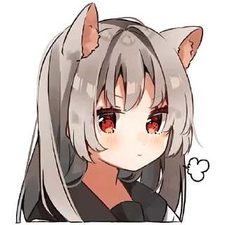 😮‍💨 emoji Кемомими девочки @Nyasticks Telegram sticker 21 of 41