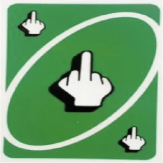 🖕 emoji Не может быть Telegram sticker 9 of 11