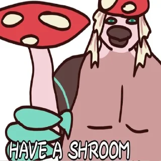 🍄 emoji Ooo...Ooo...Oooooo Telegram sticker 23 of 49