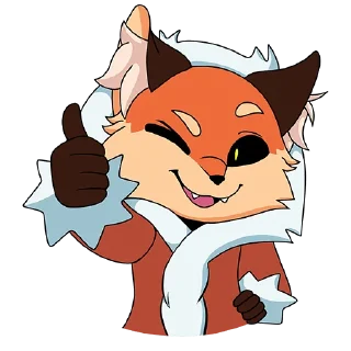 😎 emoji Лиса Алиса Telegram sticker 5 of 48