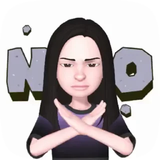 🙅‍♀ emoji Vilkadrilka Telegram sticker 8 of 50