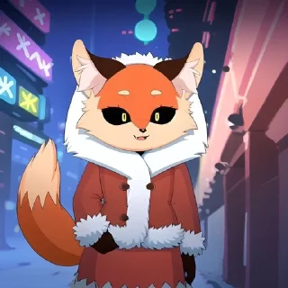 🌟 emoji Лиса Алиса Telegram sticker 8 of 10