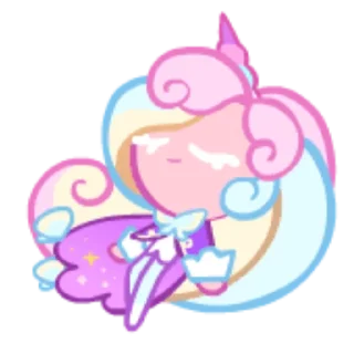 🦄 emoji Cream Unicorn Cookie! Telegram sticker 12 of 64