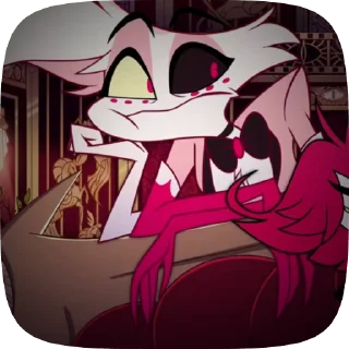 🌟 emoji БОЛЬШЕ ⇨ @CLOOBHUB ЭНДЖЕЛ ДАСТ ОТЕЛЬ ХАЗБИН HAZBIN Telegram sticker 8 of 60