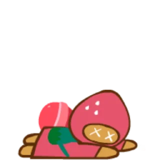 🍓 emoji Strawberry Cookie! Telegram sticker 16 of 28