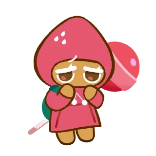🍓 emoji Strawberry Cookie! Telegram sticker 19 of 28
