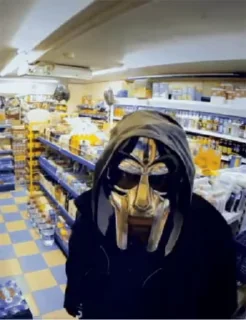 🌟 emoji MF DOOM THE BEST [ALL CAPS] Telegram sticker 15 of 30