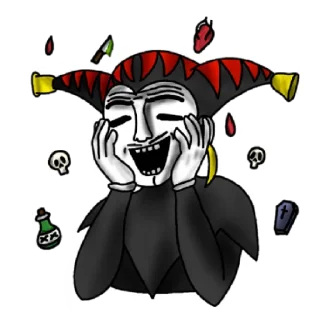 🥰 emoji Шут Telegram sticker 21 of 29