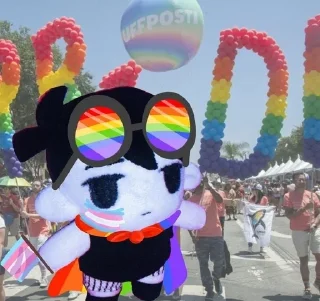 🏳‍🌈 emoji Плюшка омори это моя жизнь Telegram sticker 16 of 16