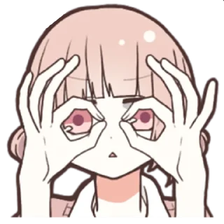 😎 emoji Плохой-кун и хорошая-тян @nyasticks Telegram sticker 14 of 41