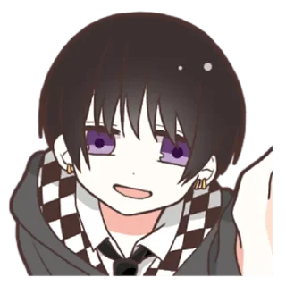 👋 emoji Плохой-кун и хорошая-тян @nyasticks Telegram sticker 21 of 41