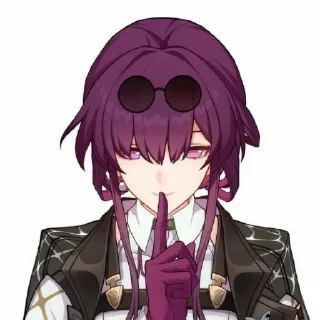 🤫 emoji Honkai Star Rail @ilust0 Telegram sticker 1 of 20