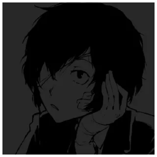 🖤 emoji Ахн Telegram sticker 9 of 22