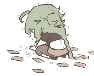 😫 emoji Бай :3( @weer2332) Telegram sticker 11 of 64