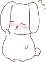 😳 emoji Fox and Rabbits :: @line_stickers Telegram sticker 8 of 40
