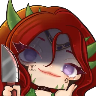 🔪 emoji Дракониця Оріель by @dove_house & @KrissArtt Telegram sticker 9 of 14