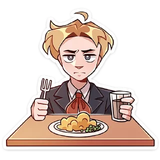 🍽 emoji Школьник Владик -> @TgSticker Telegram sticker 10 of 49