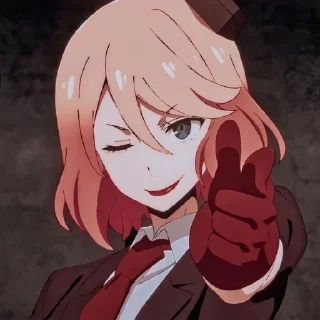 🫵 emoji Ангел кровопролития @anime_sticks Telegram sticker 7 of 20