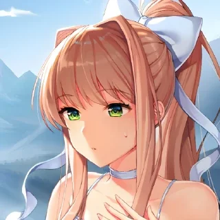 Sticker from Monika DokiDokiliteratureclub @Serebrealstik