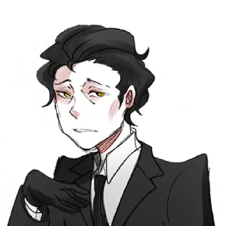 👁️‍🗨️ emoji The Umbrella Man Telegram sticker 22 of 40