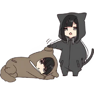 🙂 emoji Юрудура-тян 2 @Nyasticks Telegram sticker 24 of 41
