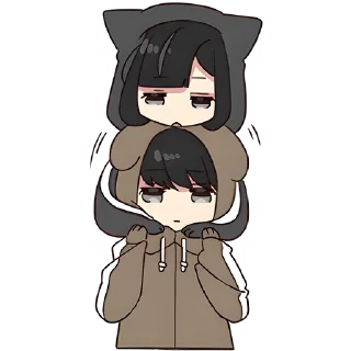 🤗 emoji Юрудура-тян 2 @Nyasticks Telegram sticker 7 of 41