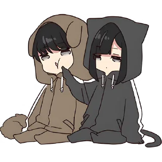 😆 emoji Юрудура-тян 2 @Nyasticks Telegram sticker 6 of 41