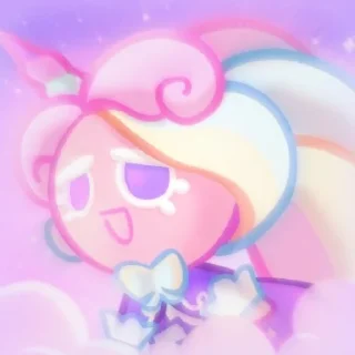 😃 emoji Unicorn cream cookie Telegram sticker 11 of 12