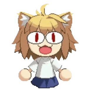 🌟 emoji {Неко арк / Neco arc} @AkiruLs Telegram sticker 18 of 20