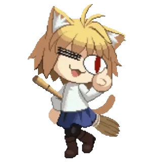 🌟 emoji {Неко арк / Neco arc} @AkiruLs Telegram sticker 14 of 20