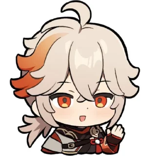 👋 emoji Кадзуха|Геншин ❤️🔥 :: От Денис Telegram sticker 10 of 43