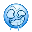 🥶 emoji Face Emoji @xkysluv Telegram sticker 17 of 56