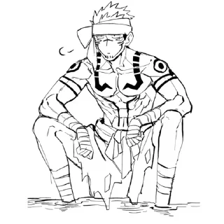 Sticker from Itadori (Sukuna)