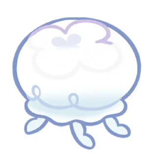 🪼 emoji Frilled Jellyfish cookie Telegram sticker 8 of 18