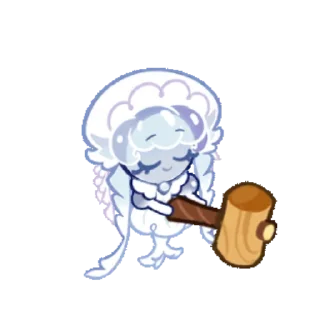 🪼 emoji Frilled Jellyfish cookie Telegram sticker 15 of 18