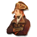 😟 emoji Napoleon Bonaparte Telegram sticker 8 of 10