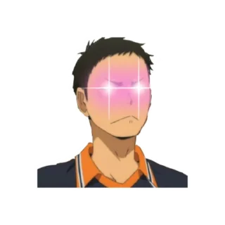 😤 emoji Haikyuu Telegram sticker 20 of 43