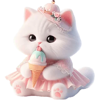 🍧 emoji Мяу-принцессы @Nyasticks Telegram sticker 20 of 41