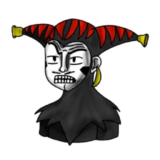 🤨 emoji Шут Telegram sticker 23 of 29
