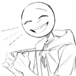 🏐 emoji ♡ Sketched YBG ♡ | @InternetYandere | ૮꒰ ˶• ༝ •˶꒱ა Telegram sticker 7 of 120