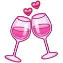 🥂 emoji Love Day Telegram sticker 15 of 40