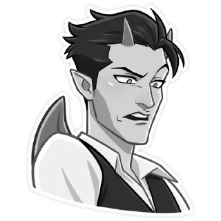 🔥 emoji Дьявол @kungrl @stickers_vk Telegram sticker 19 of 48