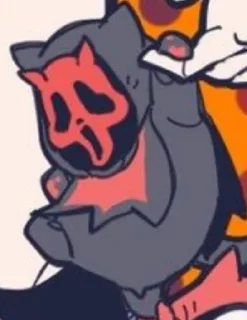 📸 emoji 𝔾ℍ𝕆𝕊𝕋 𝔽𝔸ℂ𝔼 Telegram sticker 15 of 57