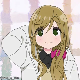 😅 emoji Yuru Camp△ S3 @fixfox Telegram sticker 15 of 29