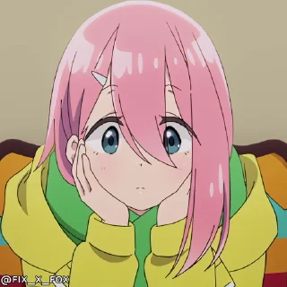 😒 emoji Yuru Camp△ S3 @fixfox Telegram sticker 13 of 29