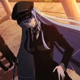 🙂 emoji General Esdeath Telegram sticker 23 of 105