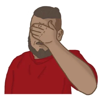 🤦‍♂️ emoji Reborn Project Telegram sticker 12 of 21